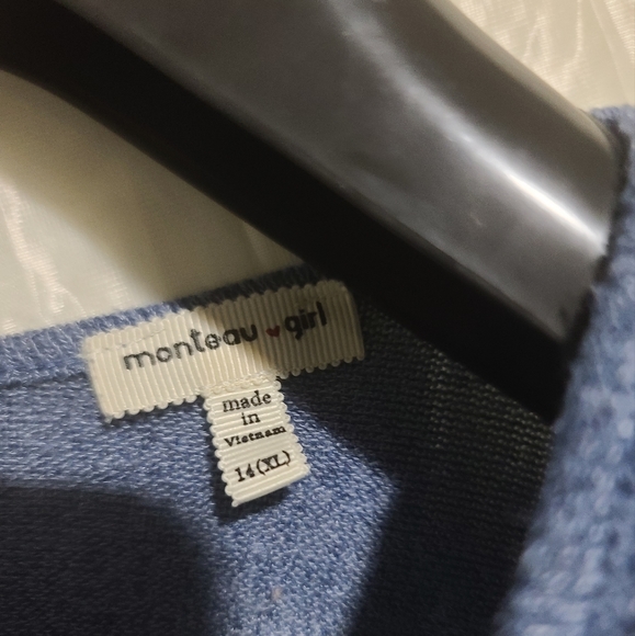 Monteau Girl I Women's Cute Little Blue Dress - Picture 4 of 4